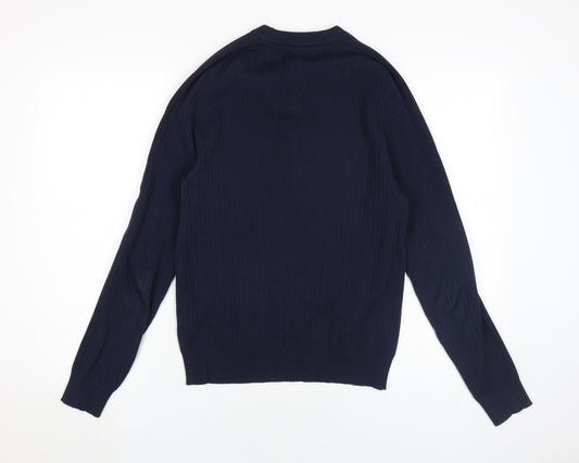 River Island Men's Blue Pullover Jumper, Size S