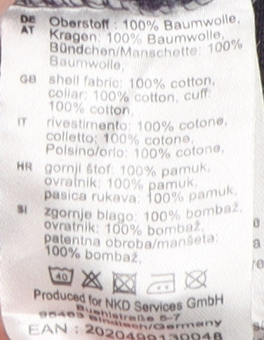 Sublime Apparel Men's XL Grey Striped Polo Shirt