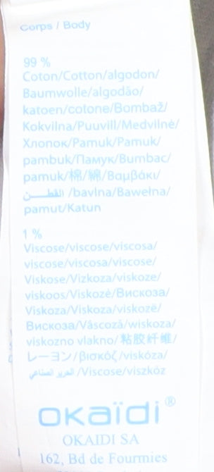 Okaidi Boys White Graphic Long Sleeve T-Shirt 6 Years