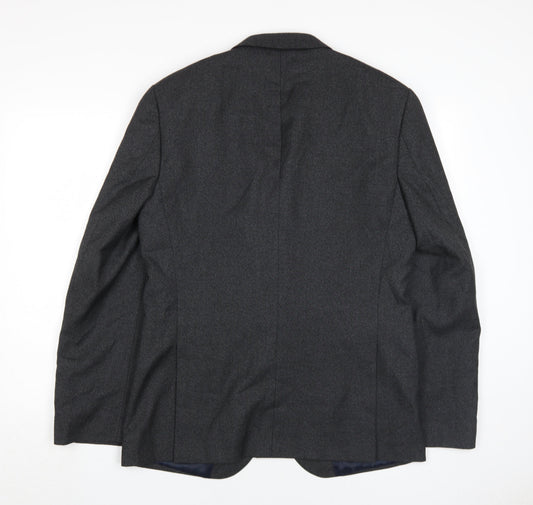Mens UK Size 40 Burton Regular Black Suit Jacket
