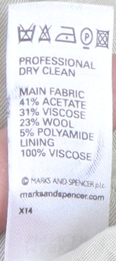 Womens UK Size 10 Marks and Spencer Beige