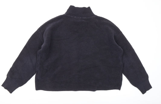 Womens UK Size XS French Connection Black Pullover Jumper