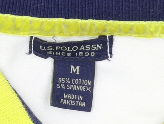 Unisex Adults UK Size M U.S. Polo Assn. Multicoloured Basic Polo