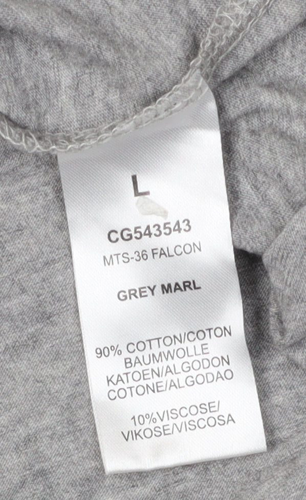 Mens UK Size L Brave Soul Grey T-Shirt