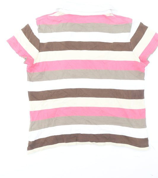 Maine New England Women's Multicoloured Polo Size 12