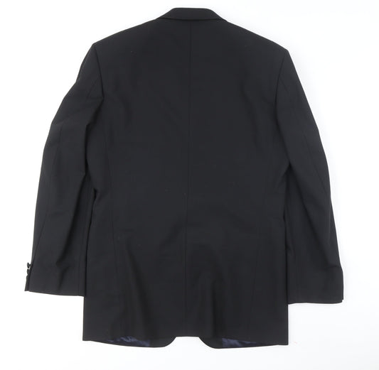 Mens UK Size 38 Marks and Spencer Regular Black Suit Jacket