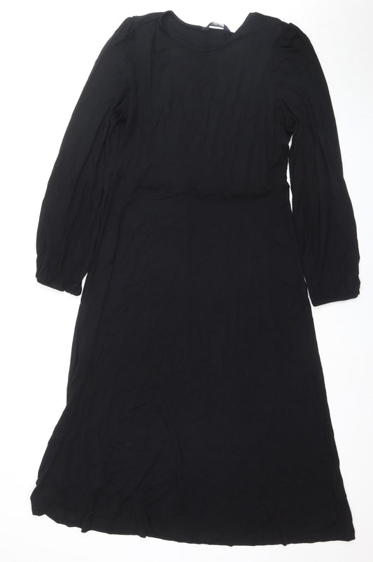Marks and Spencer Black Women's Dress Size 10 with Belt