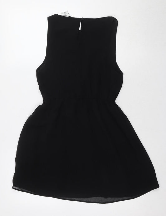 Look Women's Black A-Line Dress Size 10