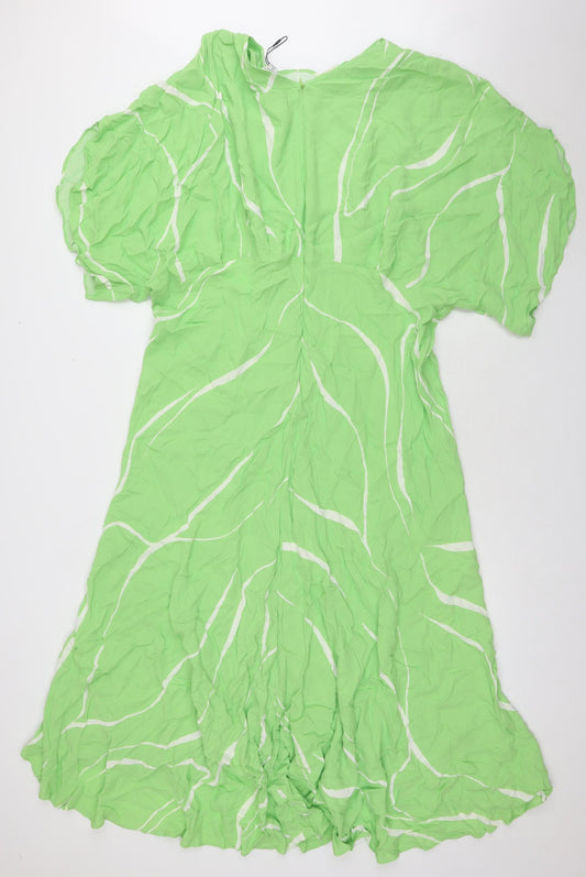 Marks and Spencer Women's Green Dress, Size 24