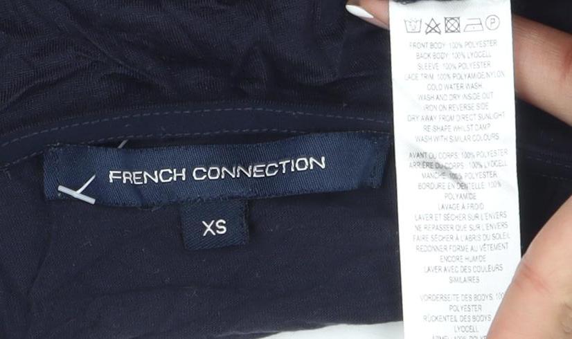 French Connection Women's Blue XS Basic T-Shirt