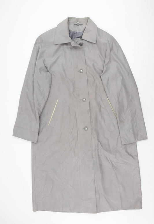 Womens UK Size 14 London Fog Grey Overcoat