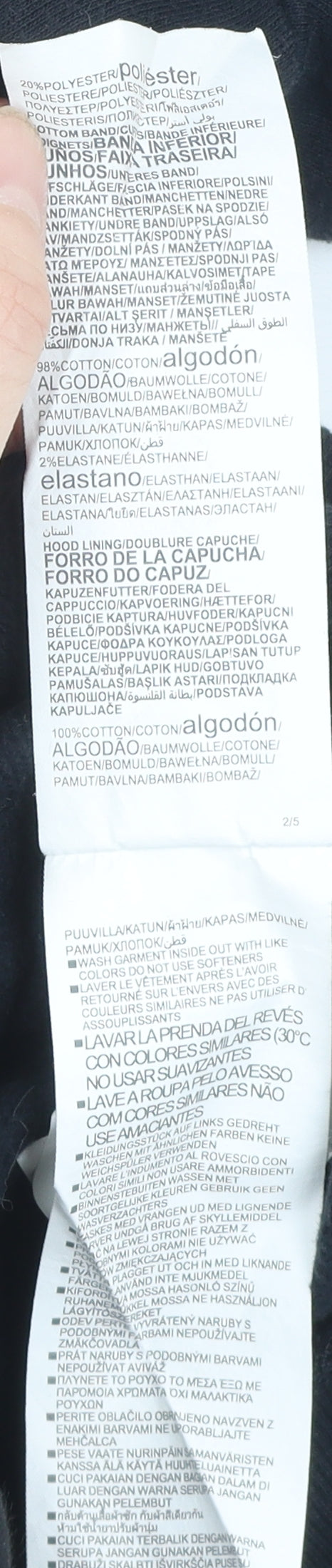 Under Armour Men's Black Hoodie M Logo Fleece Pullover