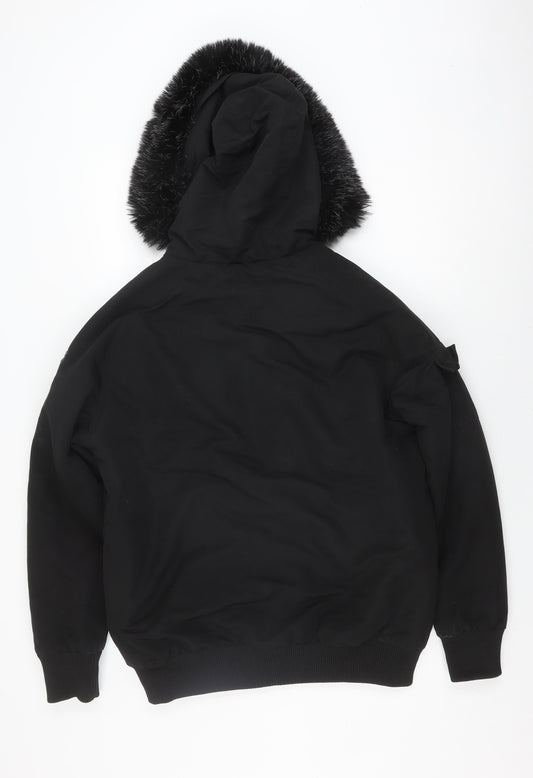 Mens UK Size S Goodfornothing Black Bomber Jacket