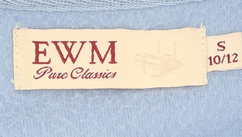 EWM Pure Classics Women's Blue Zip Sweatshirt Size 10