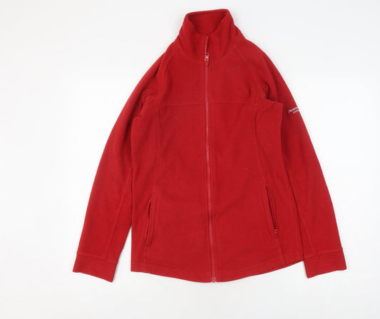Womens UK Size 8 Craghoppers Red Full Zip Hoodie