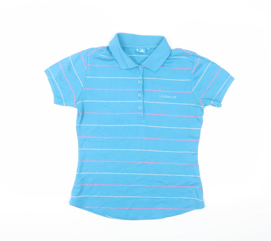 Womens UK Size 12 LA Gear Blue Classic Polo