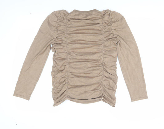 Womens UK Size S by Clara Beige Blouse