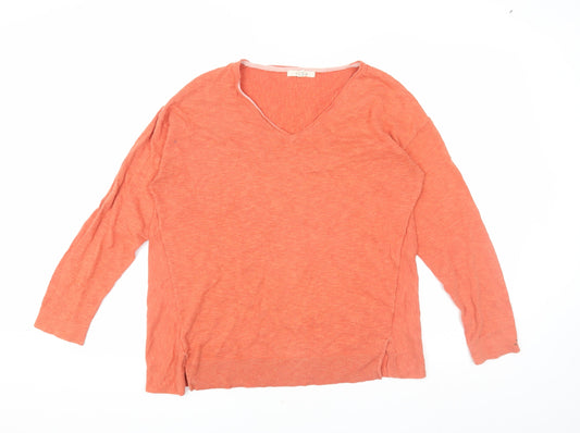 Womens UK Size 12 White Stuff Orange Pullover Jumper