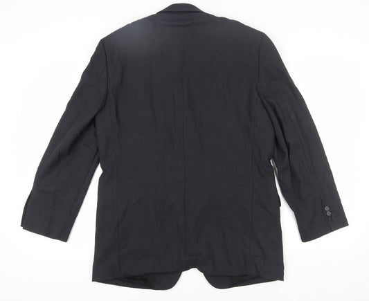 Mens UK Size 40 Marks and Spencer Regular Black Suit Jacket
