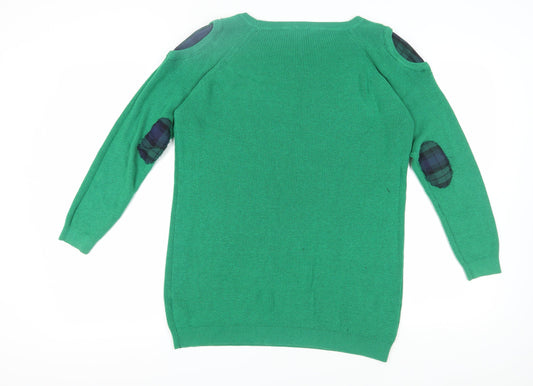Womens UK Size 18 Dorothy Perkins Green Pullover Jumper