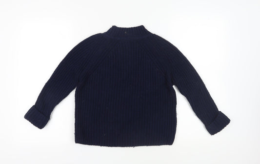 Womens UK Size 8 Topshop Blue Pullover Jumper