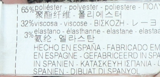 Zara Basic Women's Brown Checked Chino Trousers L