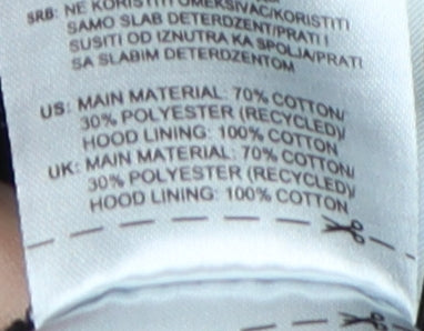 Adidas Men's Black Hoodie Medium Full Zip