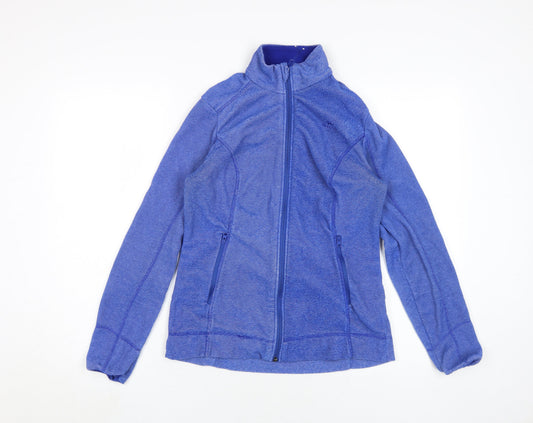 Womens UK Size S DECATHLON Blue Full Zip Sweatshirt