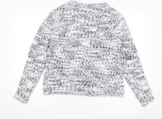 Womens UK Size 12 Roman Blue Jumper Jumper