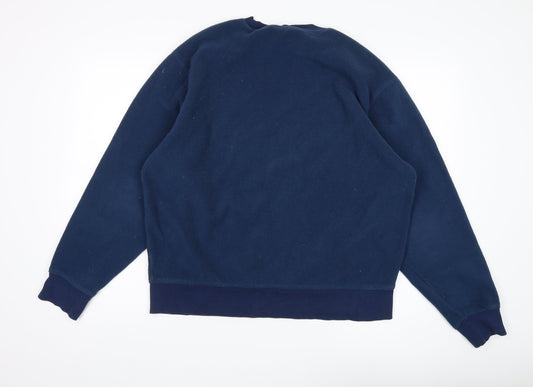 Weekday Men's Blue Pullover Sweatshirt, Size L