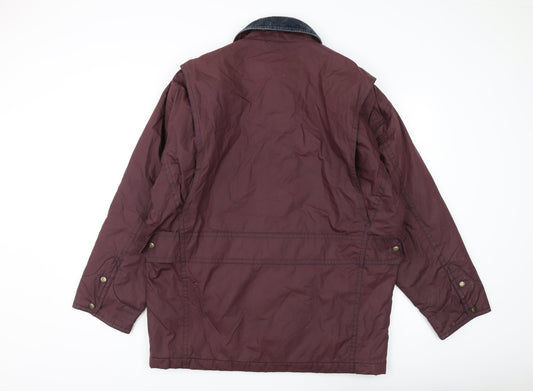 Mens UK Size M St Michael Wine Parka Coat