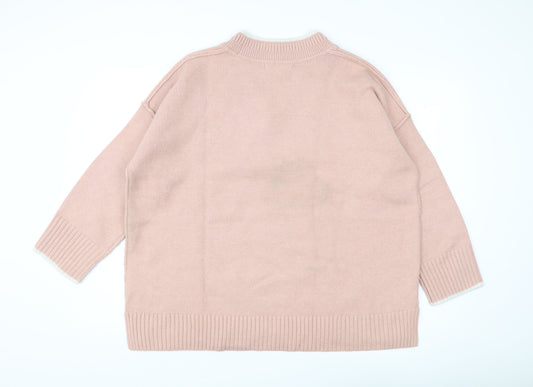 Womens UK Size XL NEXT Pink Pullover Jumper