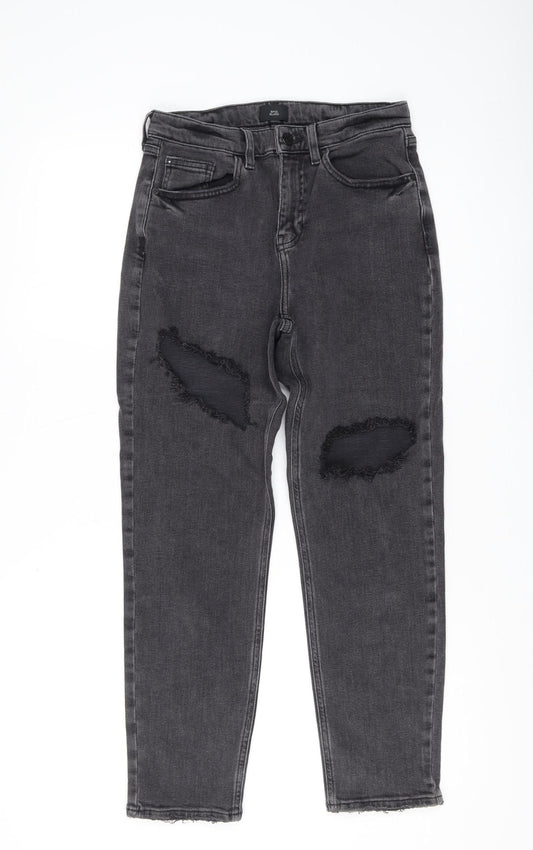 Womens UK Size 8 River Island Slim Fit Skinny Black Jeans
