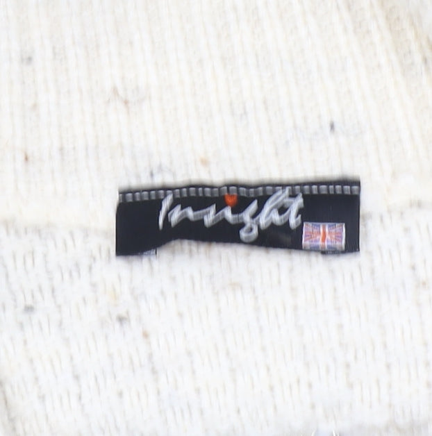 Womens UK Size 6 Insight Ivory Full Zip Jumper