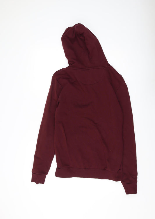 Mens UK Size S NEXT Red Pullover Hoodie