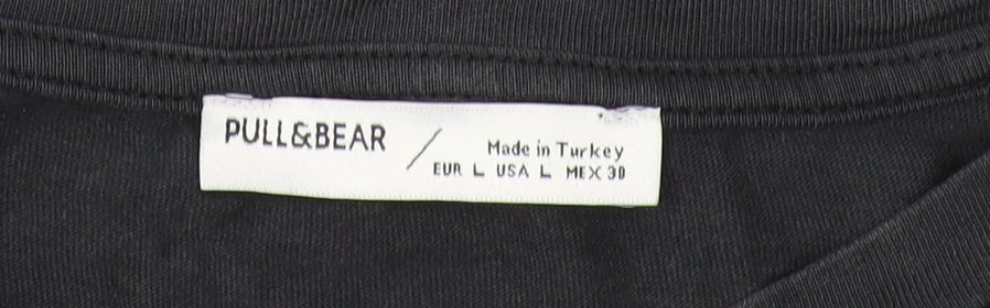 Pull&Bear Women's Black Cotton Dress Size 12