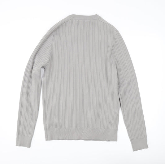 River Island Men’s Grey Pullover Jumper L