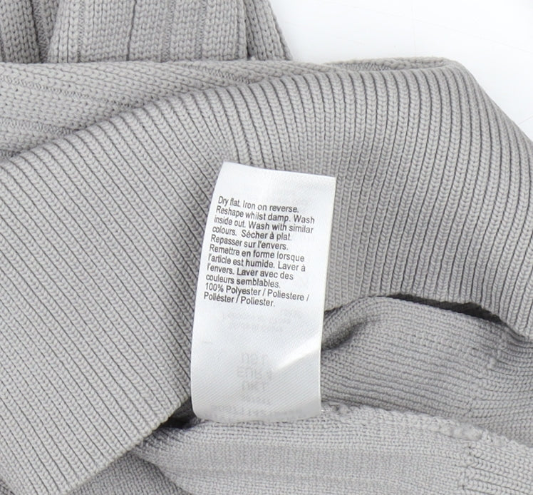 River Island Men’s Grey Pullover Jumper L