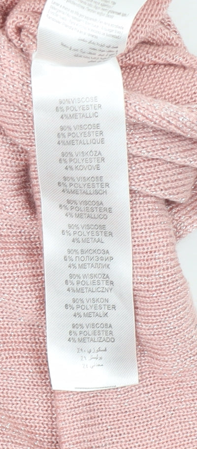 Apricot Women's Pink Pullover Jumper Size L