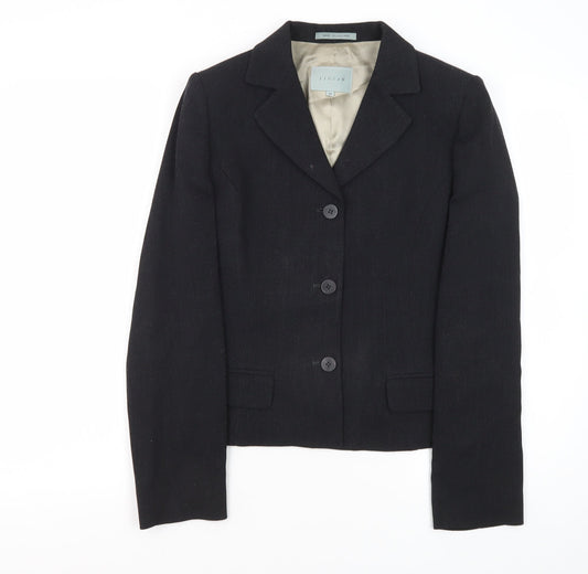 Womens UK Size 12 Jigsaw Regular Black Blazer