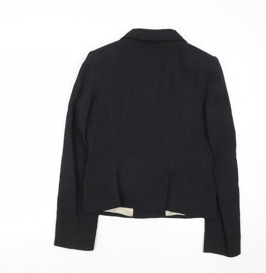 Jigsaw Women's Black Blazer, Size 12, Classic Style