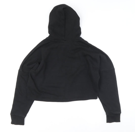 Puma Women's Black Hoodie, Size M, Pullover