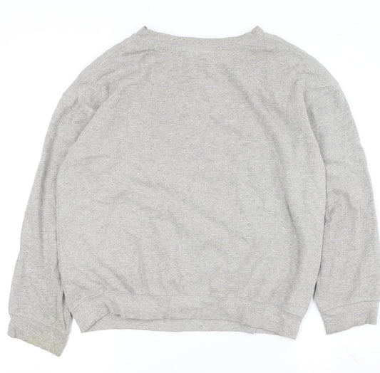 Womens UK Size 6 Disney Grey Pullover Sweatshirt