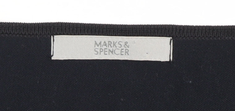 Womens UK Size 16 Marks and Spencer Black Blouse