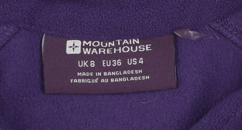 Womens UK Size 8 Mountain Warehouse Purple Pullover Sweatshirt