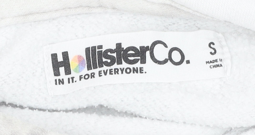 Womens UK Size S Hollister Co. Grey Pullover Hoodie