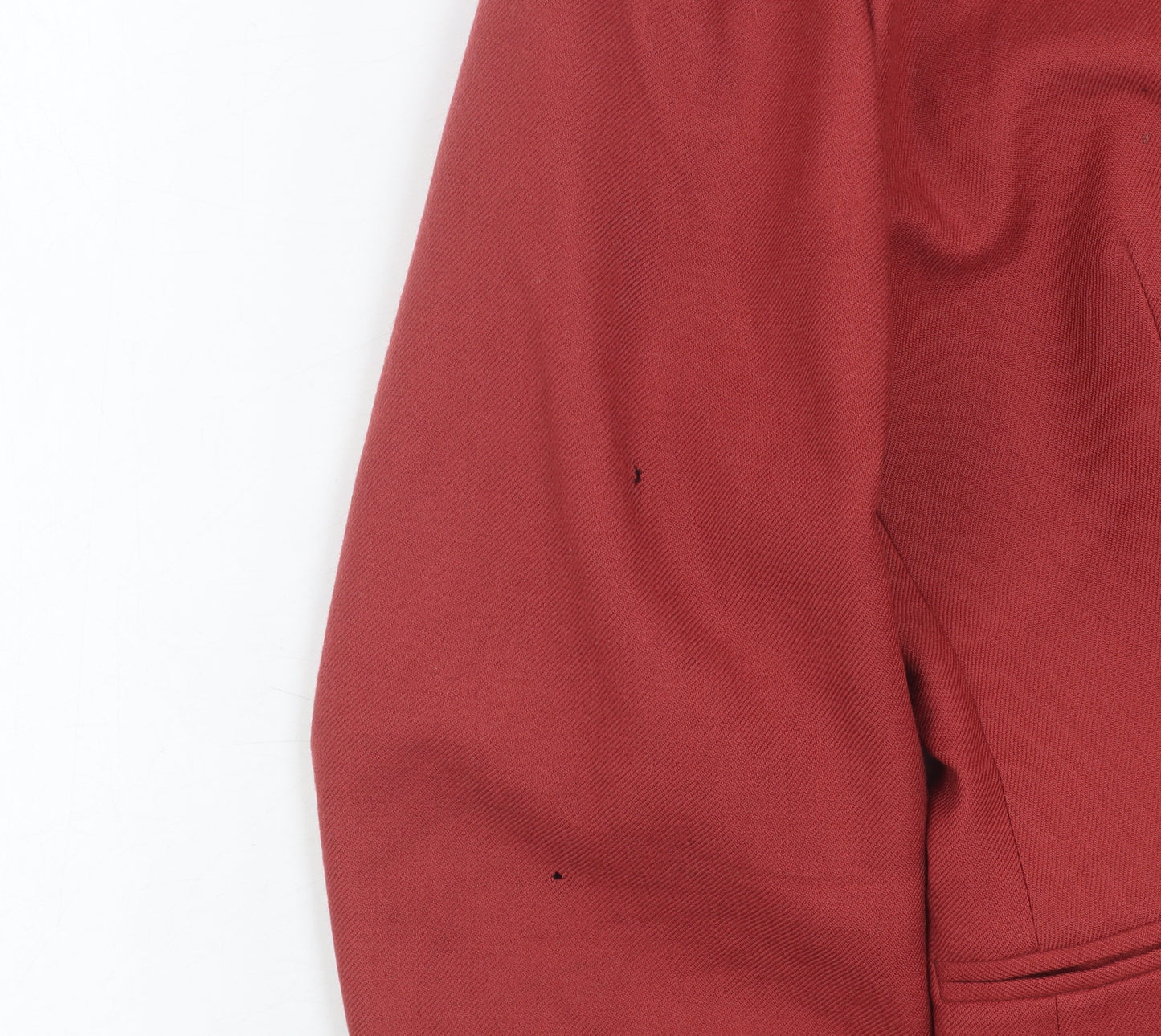 Austin Reed Women's Red Wool Double-Breasted Blazer Size 14