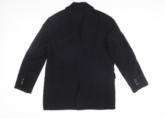 Womens UK Size L Mango Black Basic Jacket