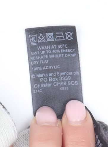 Womens UK Size 8 Marks and Spencer Black Cardigan Jumper