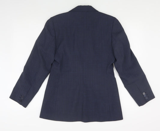 Next Women's Blue Pinstripe Suit Jacket Size 12